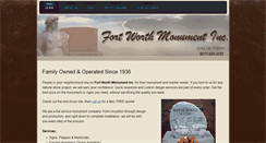Desktop Screenshot of fortworthmonument.com